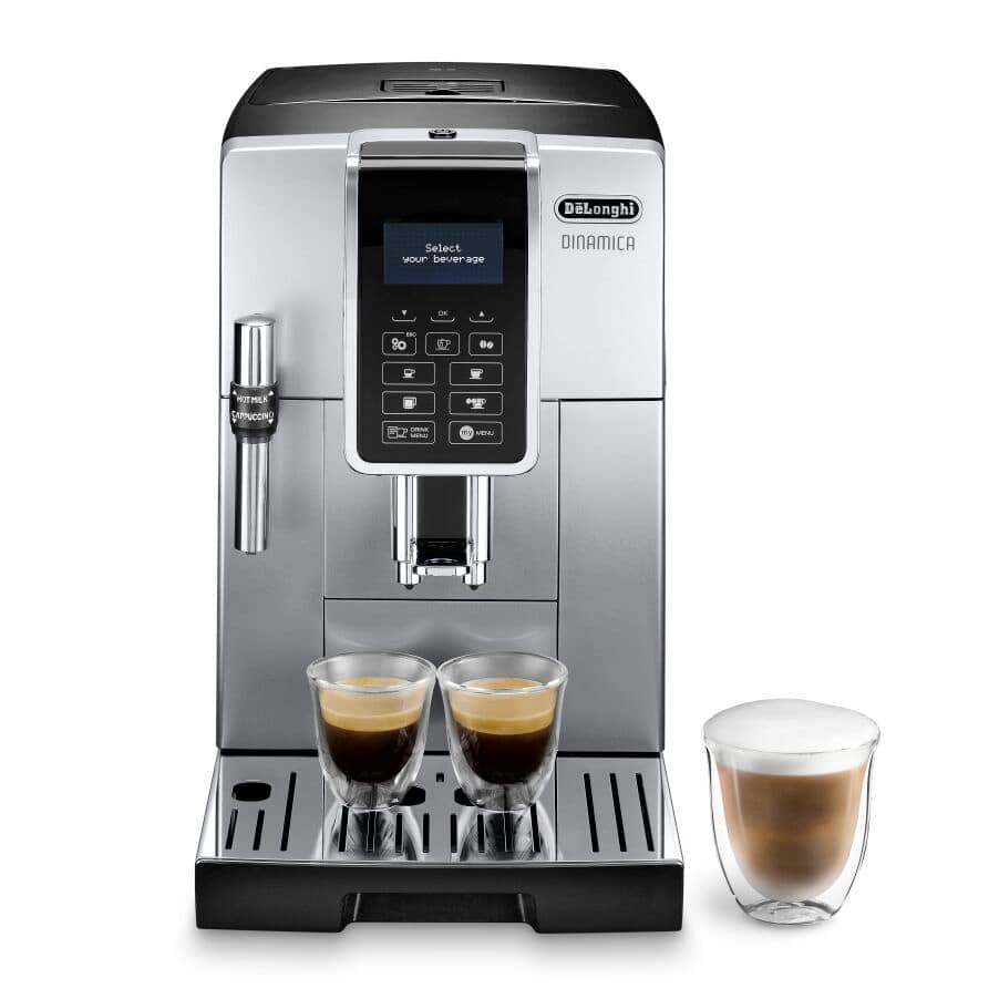 De’Longhi ECAM350.35.SB Dinamica Kaffeevollautomat | SilberSchwarz